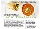 Innovations in sodium reduction